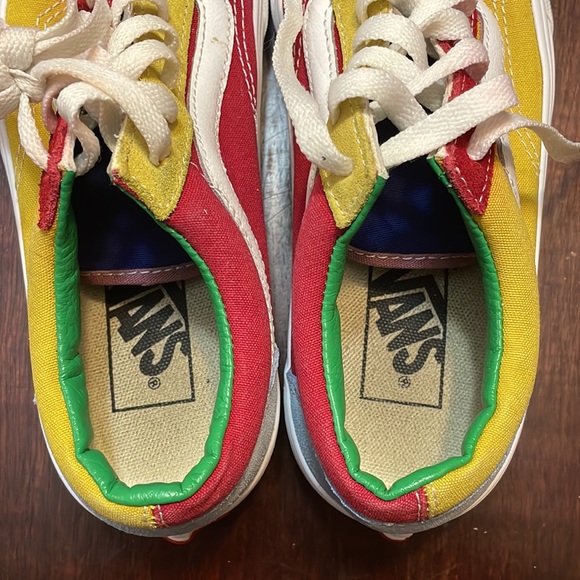 Vans sunshine Multi Color Block old Skool men/youth 4 womens 5.5 - Picture 7 of 8